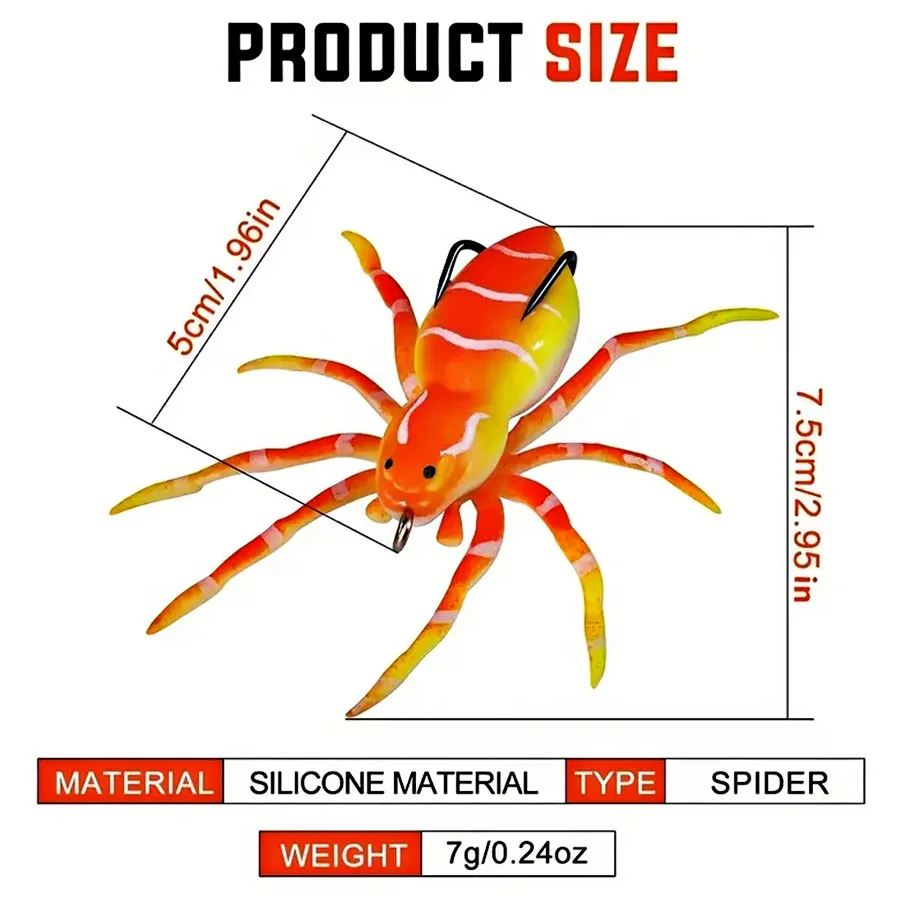 Señuelos de Pesca de 5 piezas, cebo flotante de silicona suave, para Wobbler Lucio, Carpa, lubina, cebos artificiales de agua dulce y salada - imagen 5