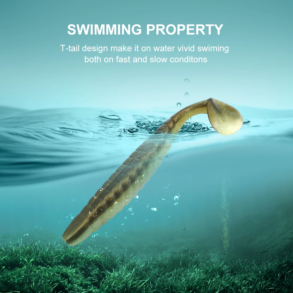 KESFISHING Wobble Shad 9cm 5g la mejor Pesca cebos de plástico blando Iscas Señuelos de Pesca artificiales aparejos - imagen 5