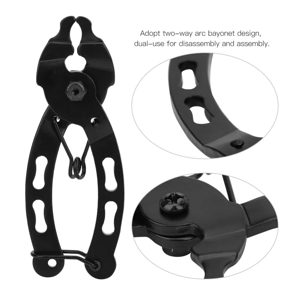 Alicates multifunción para cadena de bicicleta, acero carbono