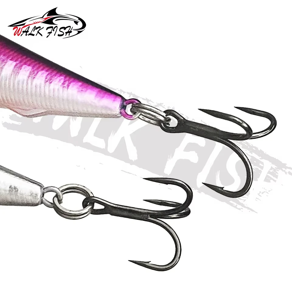 WALK FISH 1 Uds 10g/14g lápiz que se hunde tembloroso vibración de alta frecuencia Wobbler cebo duro 70/85mm señuelo de pesca guardabarros de tiro largo - imagen 5