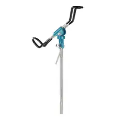 Soporte de caña de pescar con forma cónica, soporte de torreta de pesca ajustable de acero inoxidable antideslizante, soporte para caña de pescar