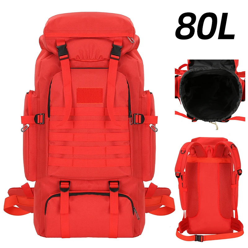 Mochila táctica de pesca de gran capacidad, senderismo, escalada, Camping, viaje al aire libre, viaje corto, montañismo