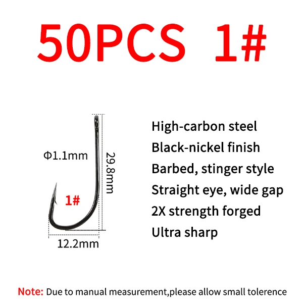 50pcs size 1
