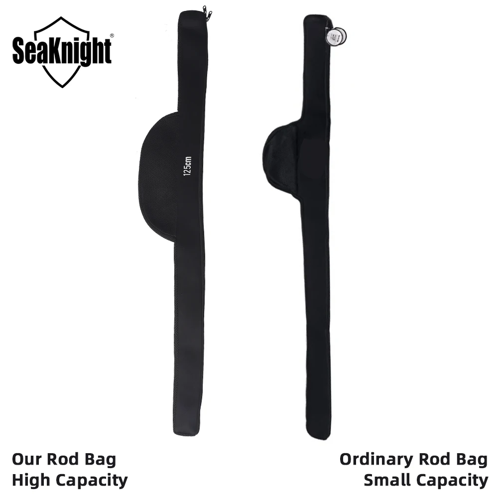 Seaknight-Bolsa de protección para caña de pescar, bolsa elástica gruesa de 115cm y 125cm, funda profesional para caña de pescar - imagen 4