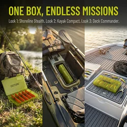 Goture Caja organizadora de señuelos de pesca con separadores