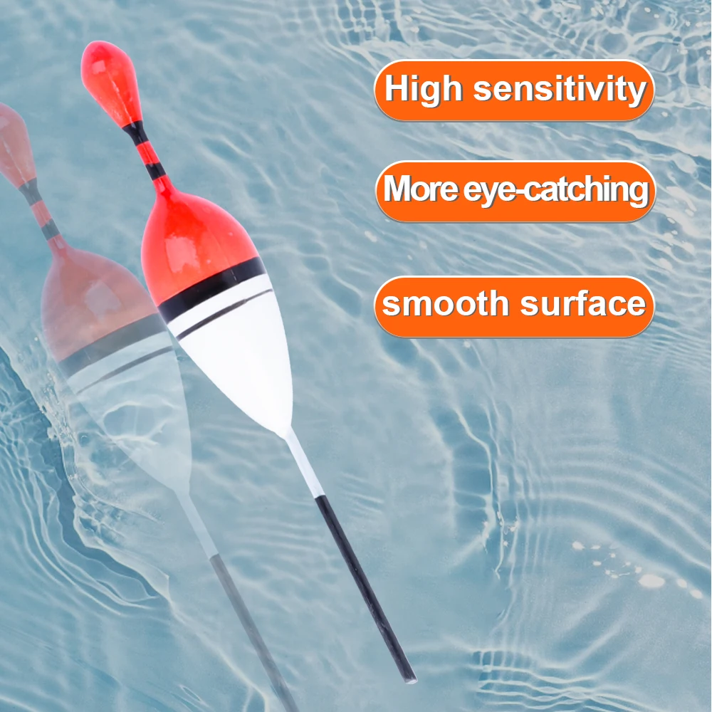 Flotador de pesca FTK, 15 unids/set, boya Vertical profesional con barra luminosa, flotador de señuelo multifunción, aparejos de pesca para pesca de carpa - imagen 5