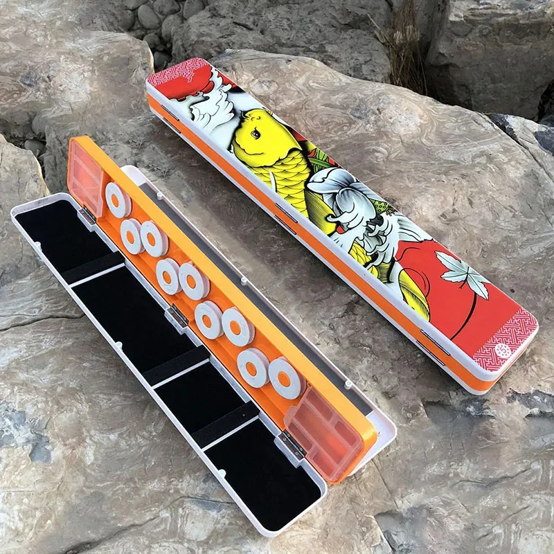 BRAVMACK-caja de aparejos de pesca multifuncional, flotador de pesca, tabla de bobinado, accesorios, caja de almacenamiento de herramientas - imagen 5