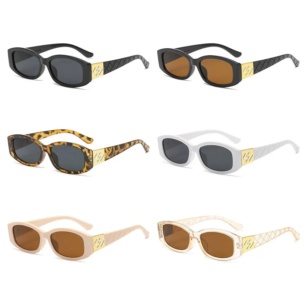 1pc gafas de sol de montura pequeña ovaladas de moda gafas de sol únicas de moda para mujer protección UV400 gafas de verano para mujeres y hombres - imagen 4