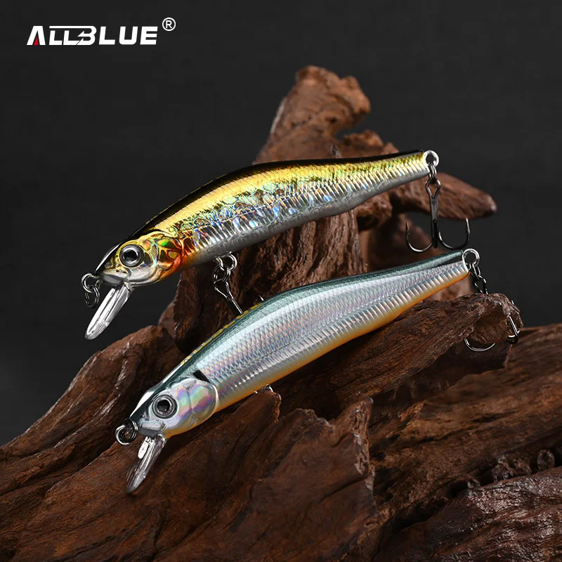 ALLBLUE TRACK 80SP suspendido Wobbler pececillo largo magnético 8,5g Jerkbait señuelo de pesca cebo Artificial de plástico duro aparejos de Lucio - imagen 3