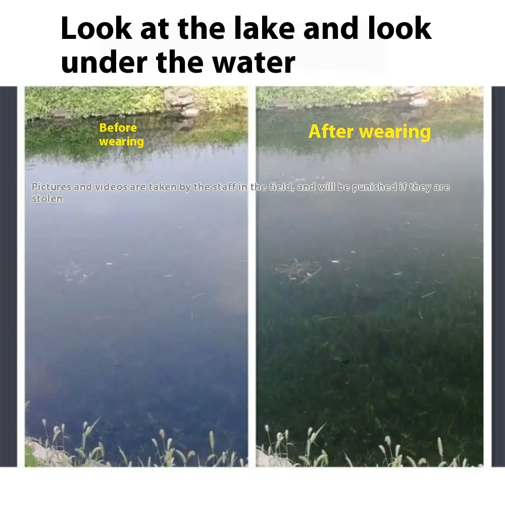 Cuando pescar, observar objetos flotantes, disparar peces y ver peces a través de gafas subacuáticas de alta definición. - imagen 2