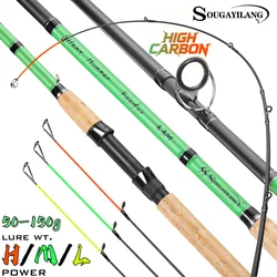 Caña de spinning Surf Gear para surfcasting feeder, corcho L-M-H