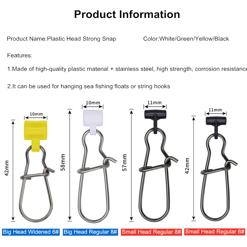 Mosodo-tobogán de peso para pesca, accesorio giratorio con cabeza de plástico fuerte, con enganche, para pesca trenzada - imagen 2