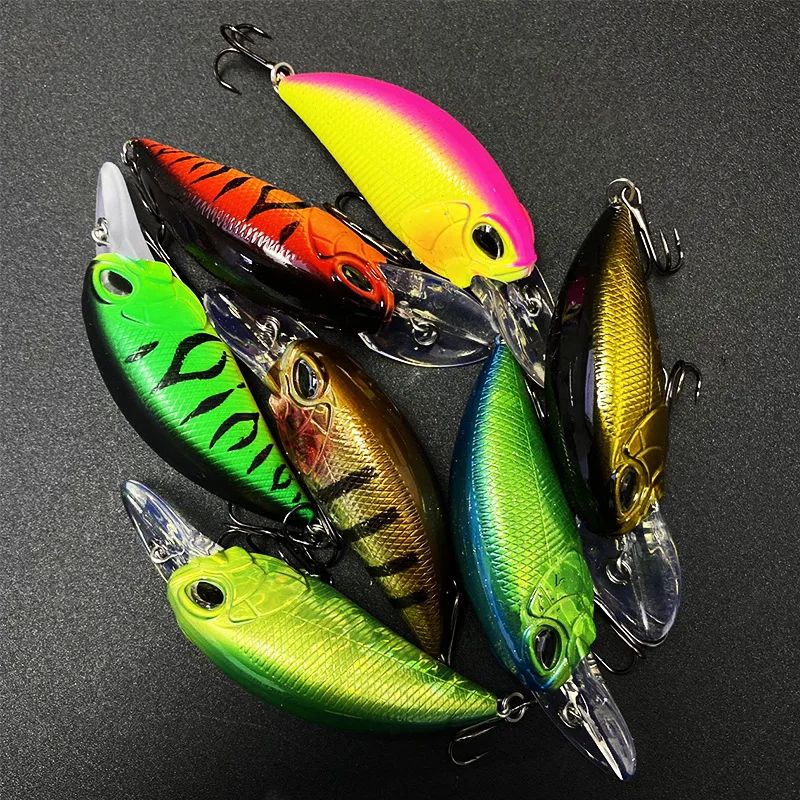 Cebo falso con láser para flotador de pesca, cebo duro regordete de roca y rollo para pesca en el mar, adecuado para cerámica de boca elevada, tamaño 70MM/16G - imagen 3