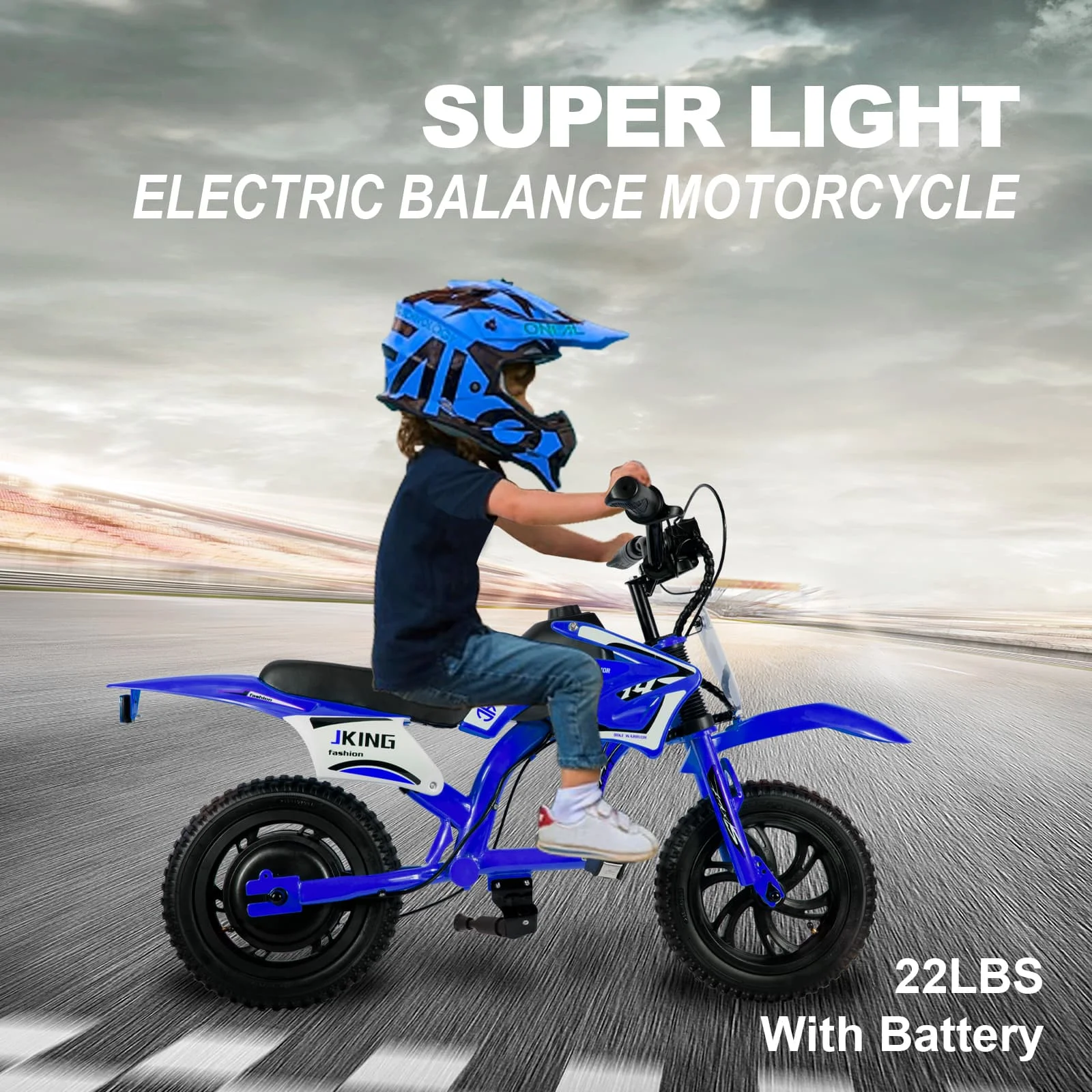 JKING Moto Eléctrica Infantil LCD – Batería Larga y Alta Carga - imagen 5
