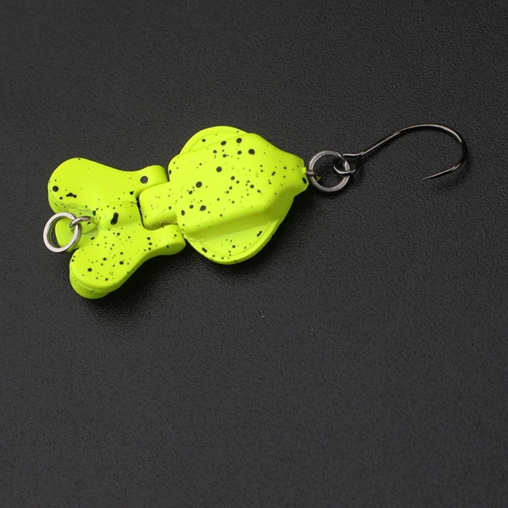 1Pcs 2g 2.9cm/6g 4.2cm 3D Fishing Lure Two sections Jigging Hard Squid Bait Sinking Metal alloy Sea Fishing Tackle Fishing - imagen 2