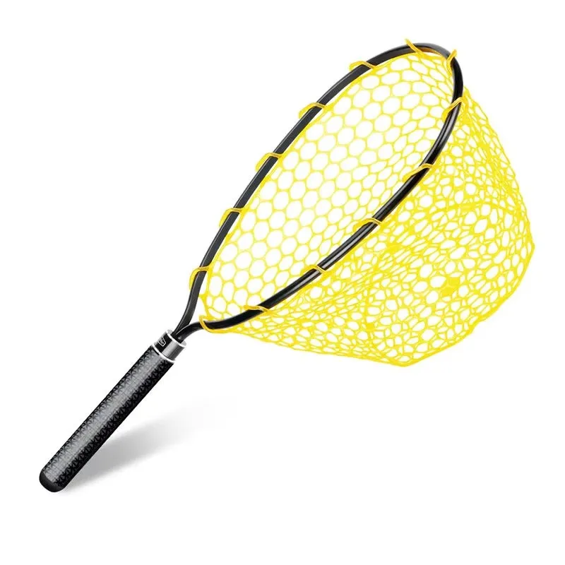 Red de aterrizaje con mango de carbono o mango de corcho, red de pesca de PVC, cabeza de aleación de aluminio - imagen 2