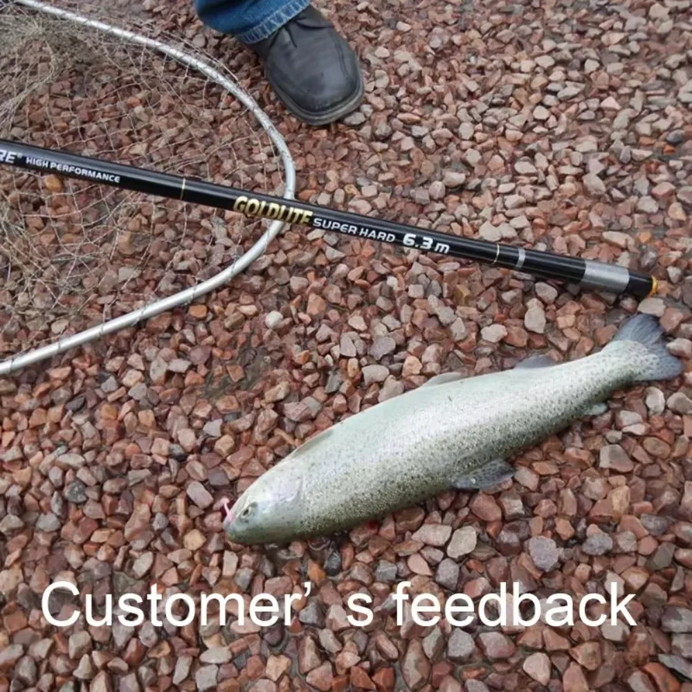 Goture GOLDLITE – Caña Telescópica Carbono 3.6-7.2m Carpfishing - imagen 5
