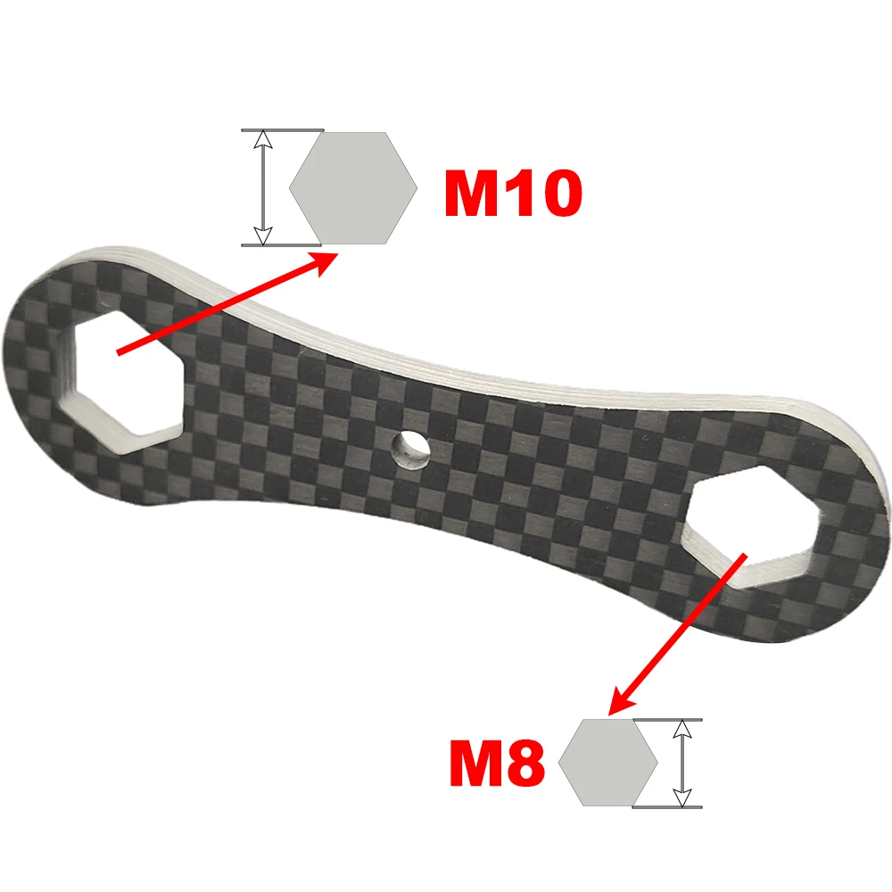 Tuerca de mango de carrete de fundición, herramienta de llave para quitar y cambiar, llave de fibra de carbono ligera y práctica para DAIWA para carrete de pesca SHIMANO - imagen 3