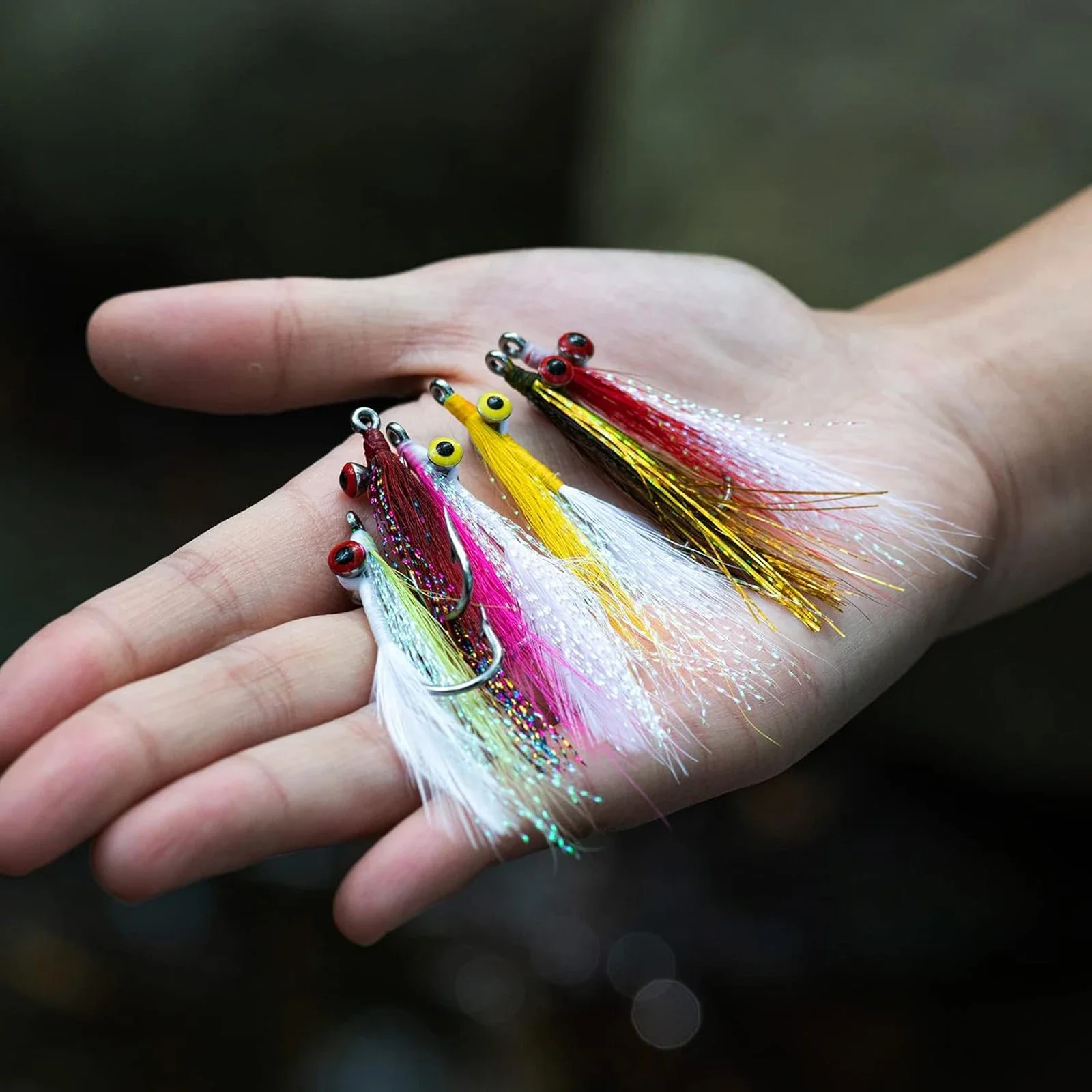 Goture gancho de acero inoxidable para pesca con mosca – tamaño 1/0 a 2/0 - imagen 5