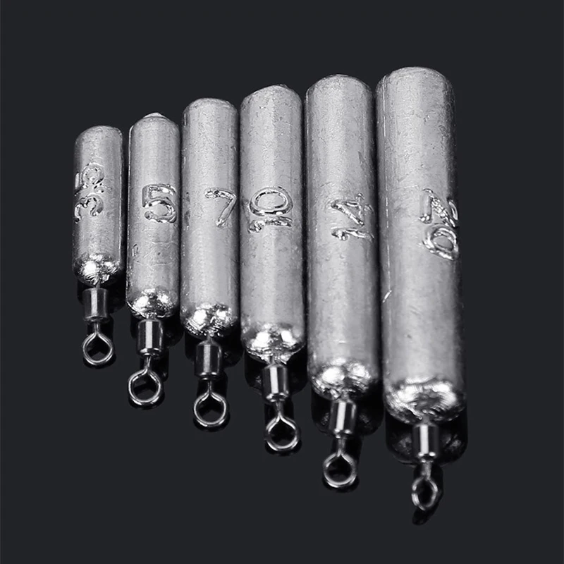 Plomo de pesca-3,5g/5g/7g/10g/14g/20g, pesas de tiro caído y plomos de lápiz, peso de pesca, plomos de plomo, accesorios de pesca - imagen 2
