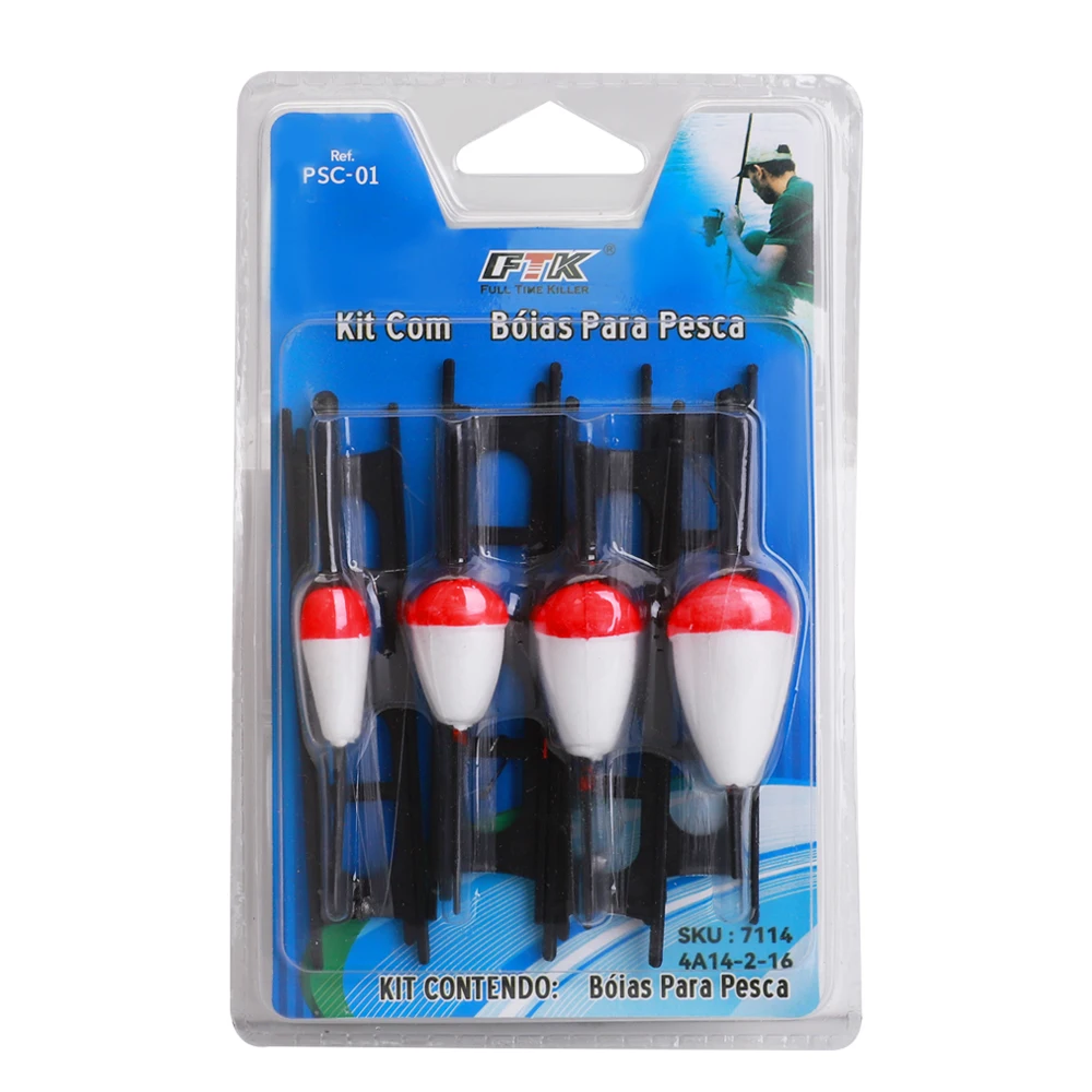FTK-boya flotante de pesca/Kit de línea, Bobbers altamente visibles, sensibles y llamativos, con línea aparejada, accesorios de pesca - imagen 5