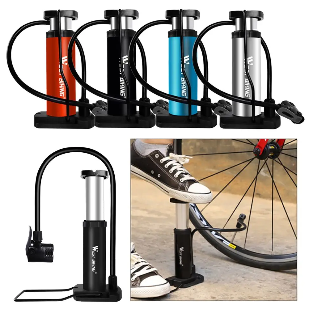 Bomba portátil ultraligera para bicicleta de montaña, inflador de pie de alta presión, 120psi - imagen 4