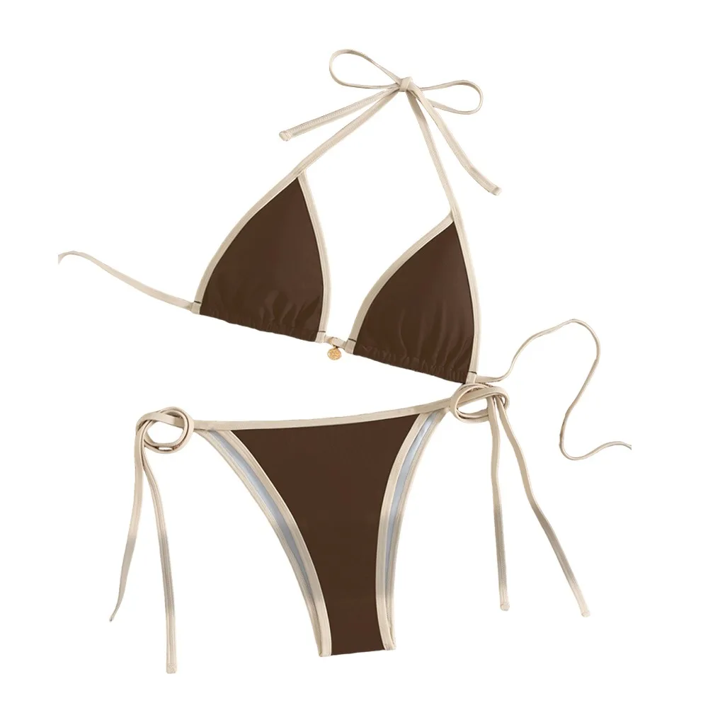 Bikini Brasileño Casual para Playa, Piscina y Vacaciones de Verano