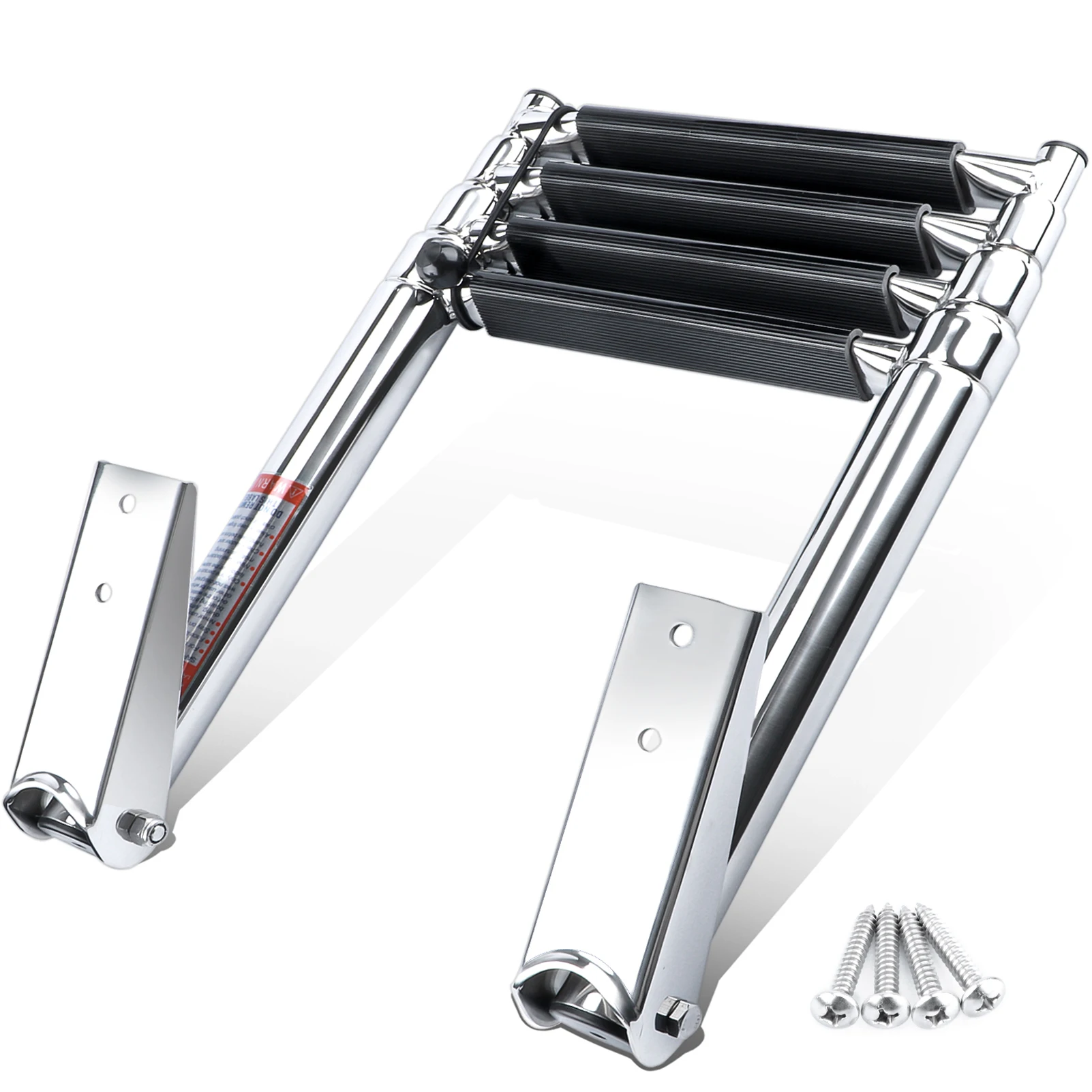 Escalera telescópica de acero inoxidable para barco – Plegable marina - imagen 5