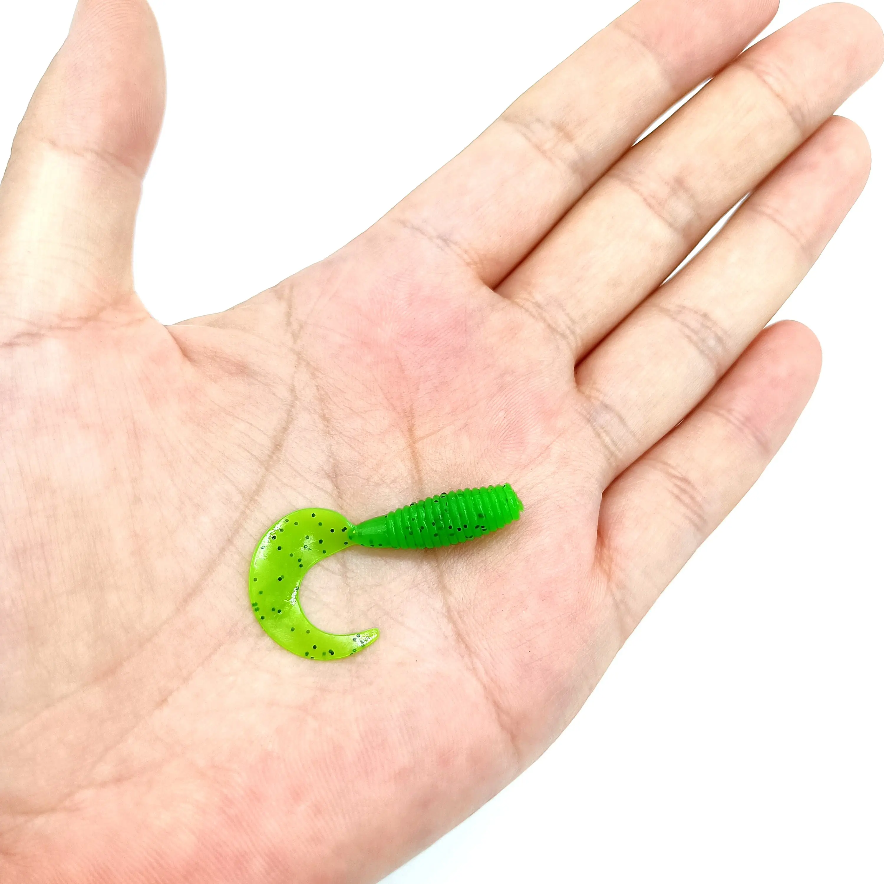 DUODUOYU 10 Uds Mini señuelo de pesca suave cebo de silicona 0,6g/35mm Artificial Swimbait Jig Wobbler cebo de lubina aparejos de pesca - imagen 3