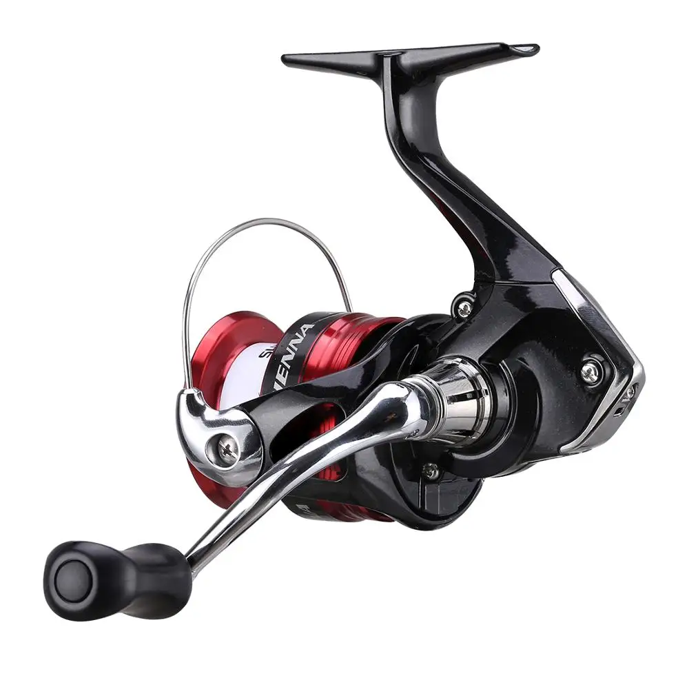 Shimano-carrete de Pesca giratorio Sienna Original para agua de mar, agua dulce, ar-c, engranaje 3D, aparejos de Pesca, 500-4000 - imagen 5