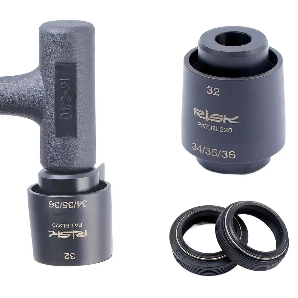 Herramienta de sellado de aceite para bicicleta de montaña, herramienta de instalación de suspensión, amortiguador, horquilla, sello de polvo, 32mm, 34mm, 35mm, 36mm - imagen 4