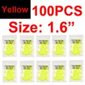 100pcs Yellow L