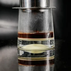 Cafetera vietnamita – goteo en acero inoxidable portátil y resistente