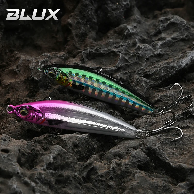 BLUX EXILE-señuelo de pesca con lápiz de gravedad que se hunde, palo pesado, 60MM, 12G, pececillo sin labios de agua salada, Wobbler, cebo de plástico duro - imagen 5