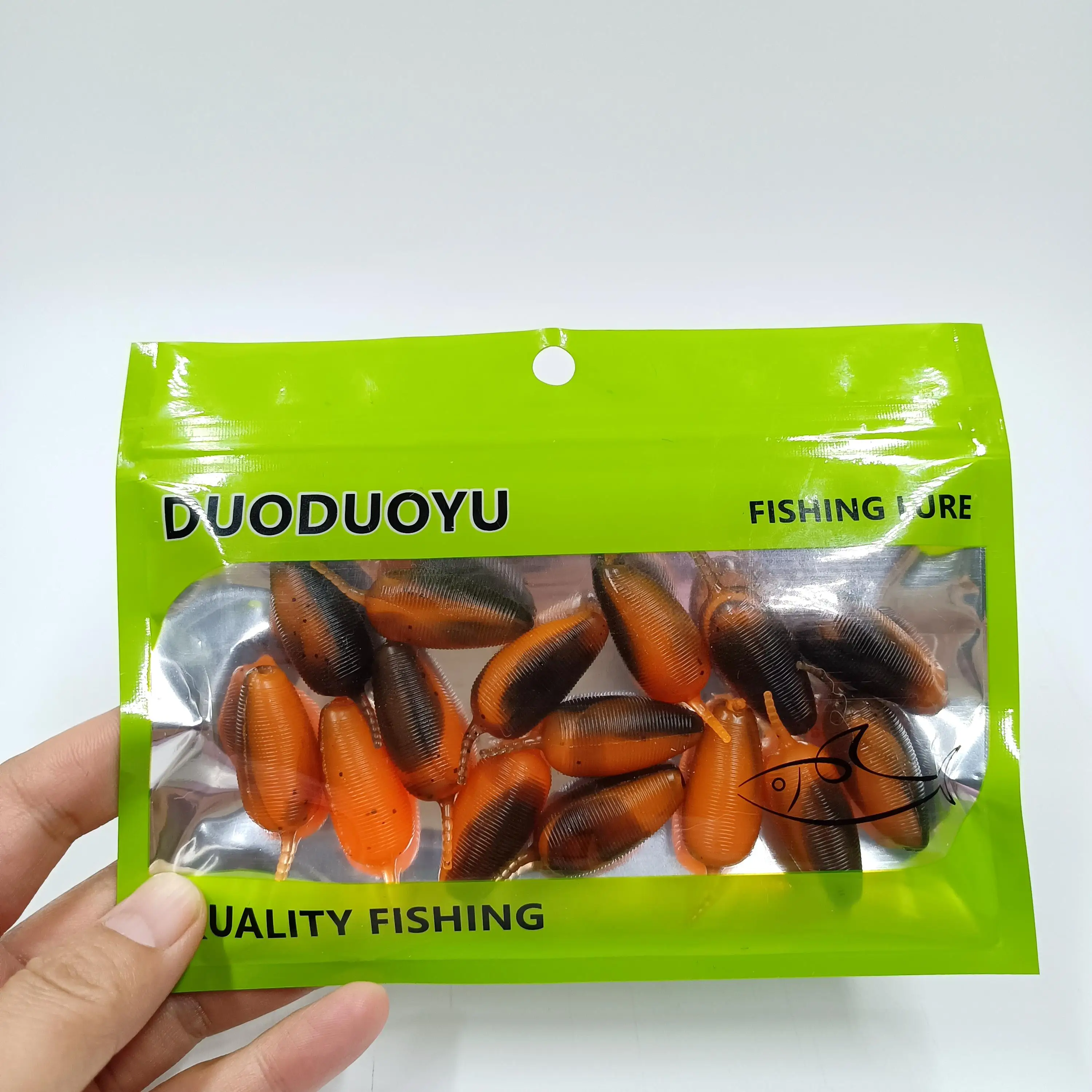 Duoduoyu Mini Vinilo Patata – Cebo Blando para Black Bass - imagen 3