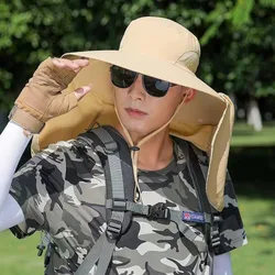 Moda 360 grados protección sombrero para el sol ala ancha Anti-uv gorra de playa protector solar y sombreado sombrero de cubo otoño