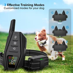 Collar adiestramiento canino recargable – Mando vibración y descarga