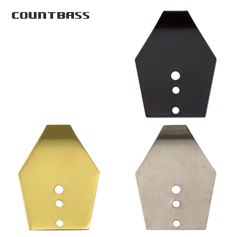 COUNTBASS Cuchillas Chatterbait Inoxidable Negro/Dorado – Cebo Vinilo