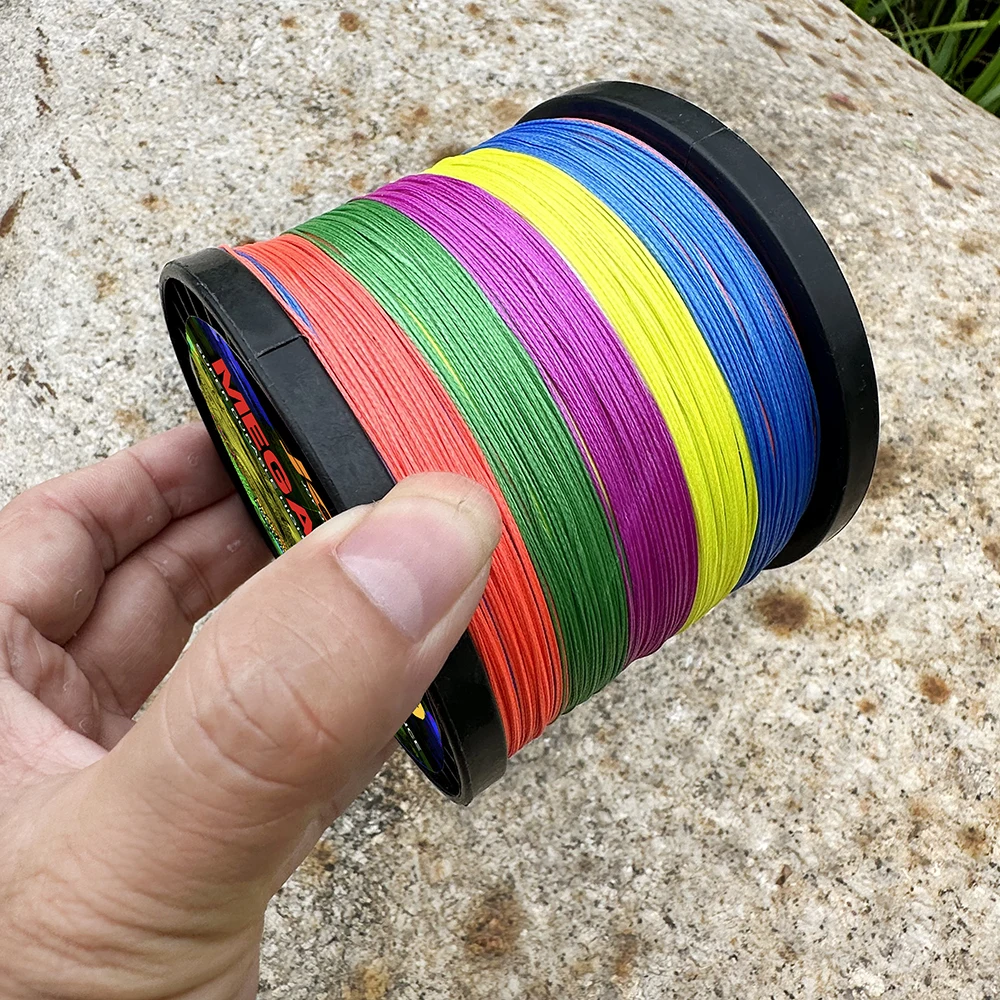 Línea de pesca trenzada de 9 hebras para agua salada, multifilamento antirotura de 9-45,4 kg, 300M y 500M, 20-100LB, resistente al impacto súper dinámico - imagen 5