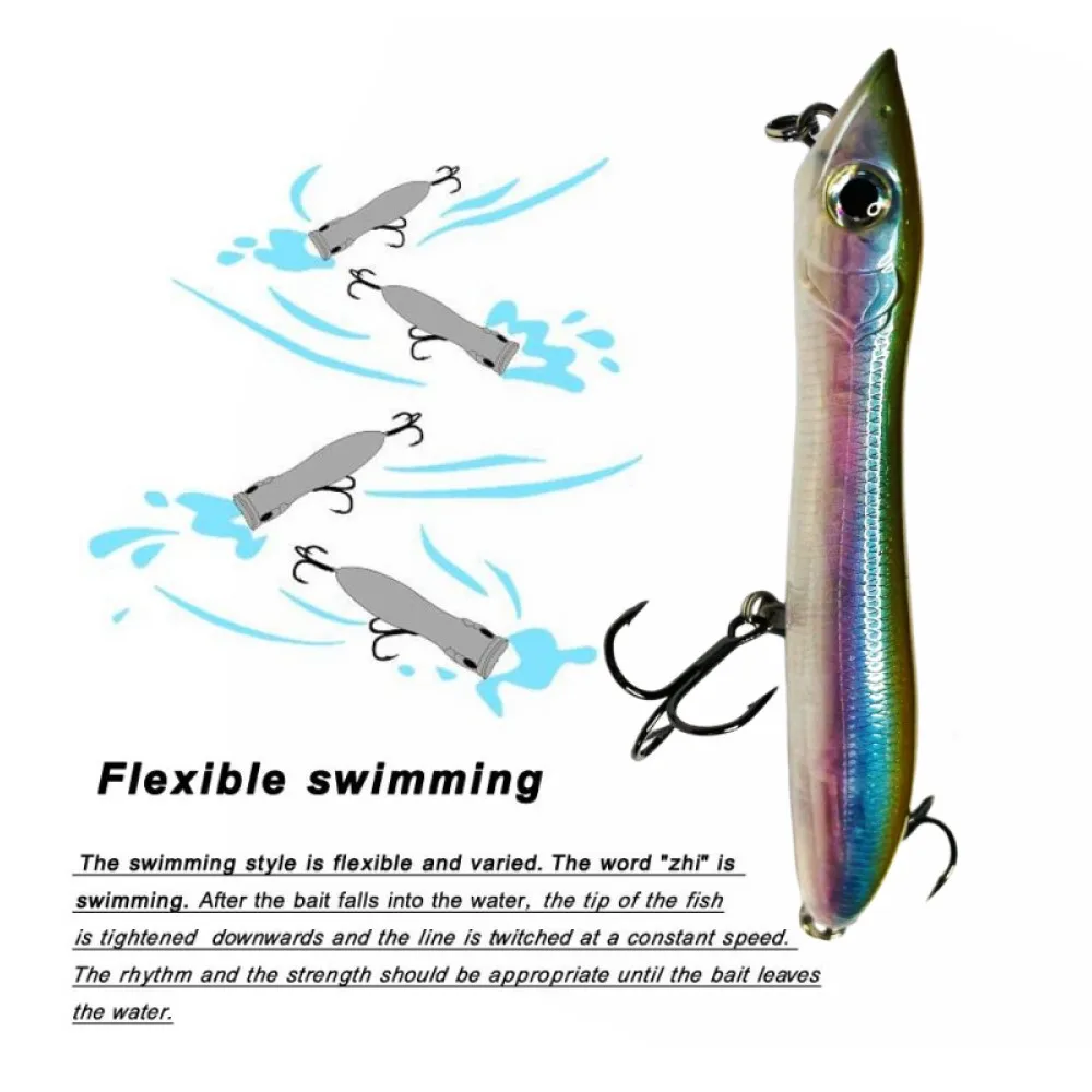 Señuelo Popper Topwater 100mm 140mm patchinco cebo duro Artificial Patchinko 140 leurre de superficie señuelo Barracuda bonito Yellowtail - imagen 5