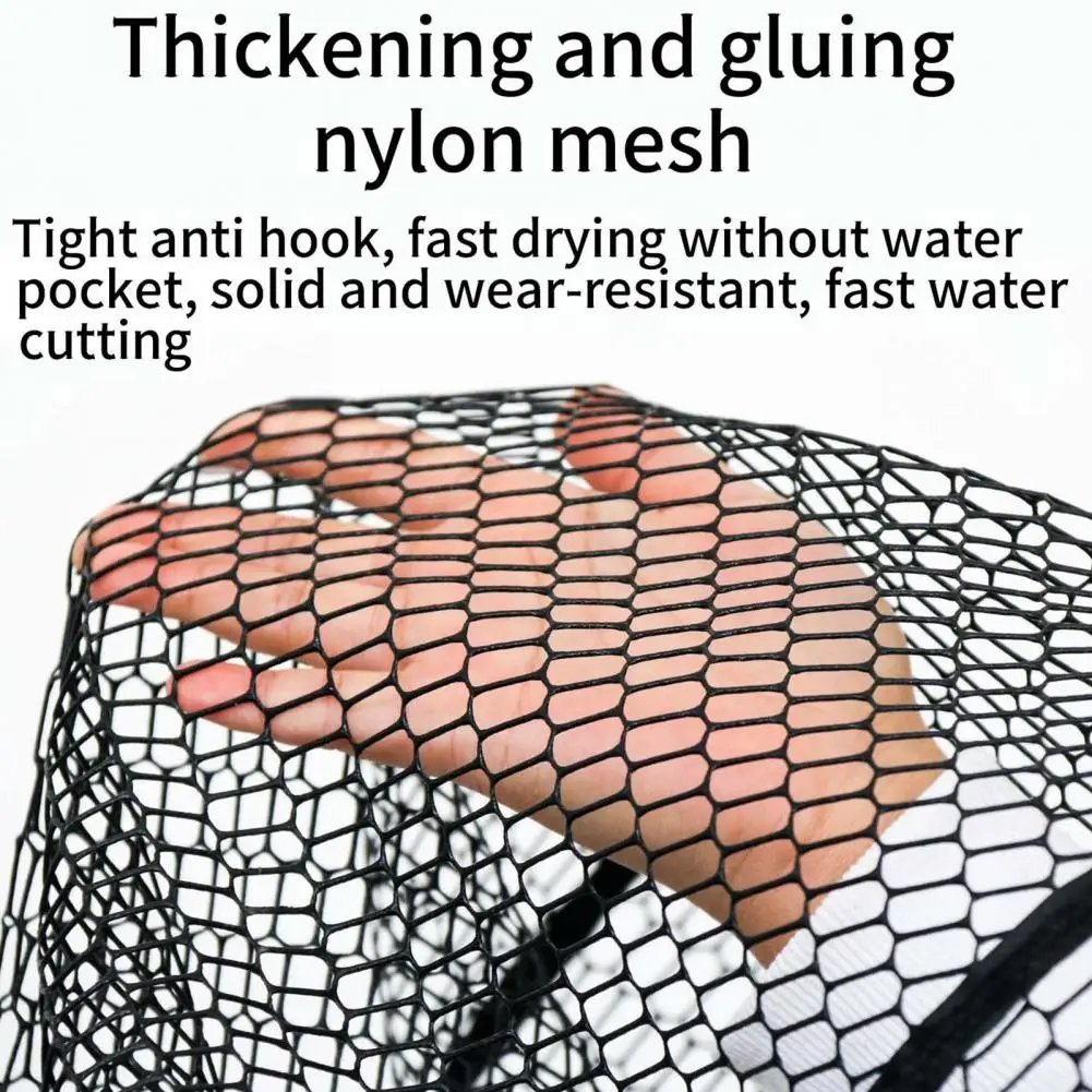 Cabeza de red de pesca plegable, malla de gran capacidad, aleación de aluminio, triángulo, carpa negra, esturión, pesca, red de inmersión de aterrizaje para exteriores - imagen 5