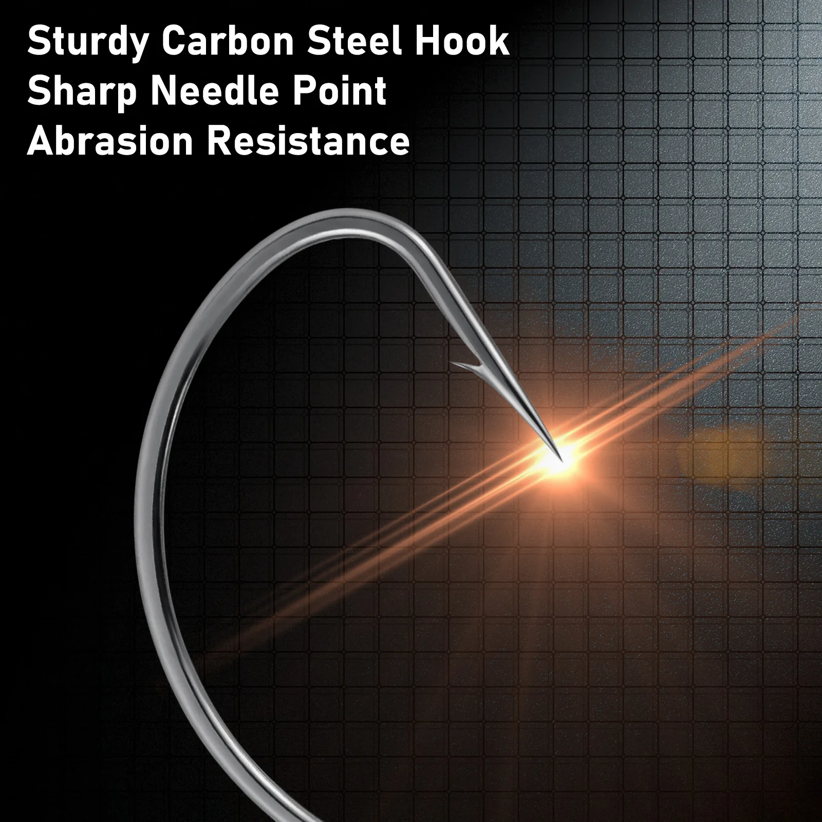 Anzuelo de cabeza de bala de 3 piezas, plantilla oscilante de Texas, anzuelo de pesca de lubina ponderado, cabeza redonda para bagre, trucha, perca - imagen 5