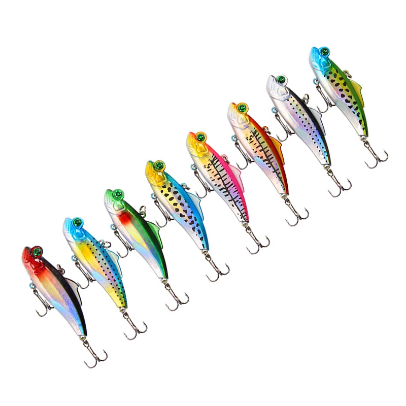 Señuelos de Pesca de Metal VIB, 12,5g, 6,5 cm, cebo Artificial, perca, vibración láser, Crankbait, Wobbler, hundimiento, aparejos de pesca de mar de invierno - imagen 3