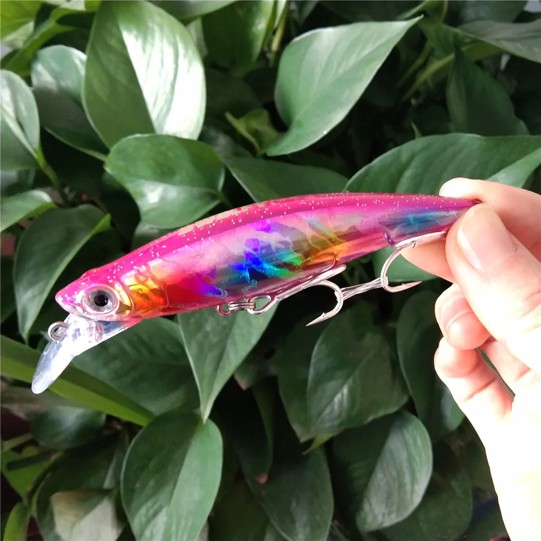 Swolfy 4 Uds 9cm 33g señuelo de pesca Minnow señuelo que se hunde para aparejos de cebo duro de fundición larga para pesca con mosca - imagen 5