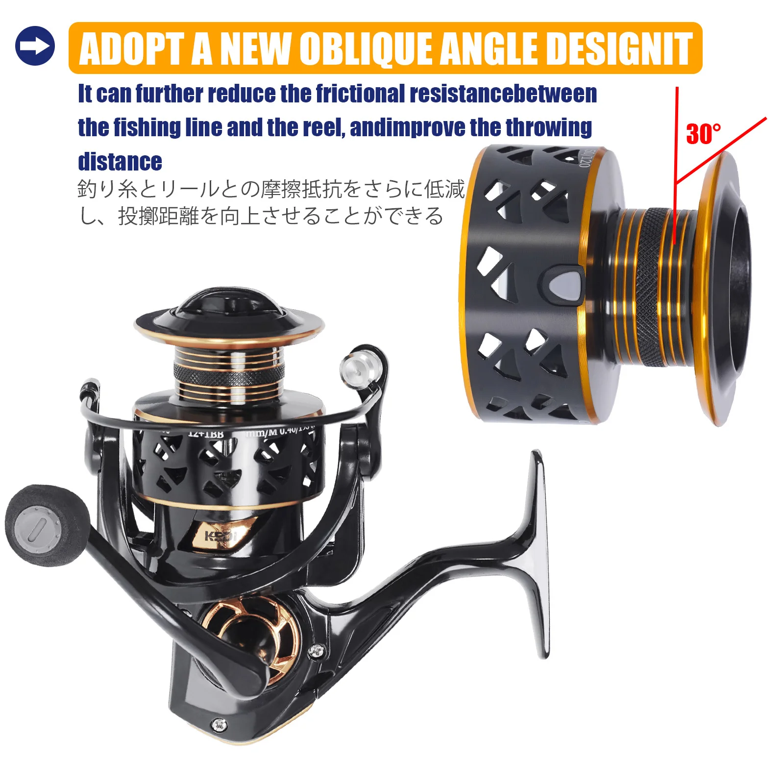 Carrete De Pesca giratorio ultraligero, bobina De arrastre máximo De 2000-7000, 10kg, 5,2: 1, para Surfcasting, para agua salada - imagen 5