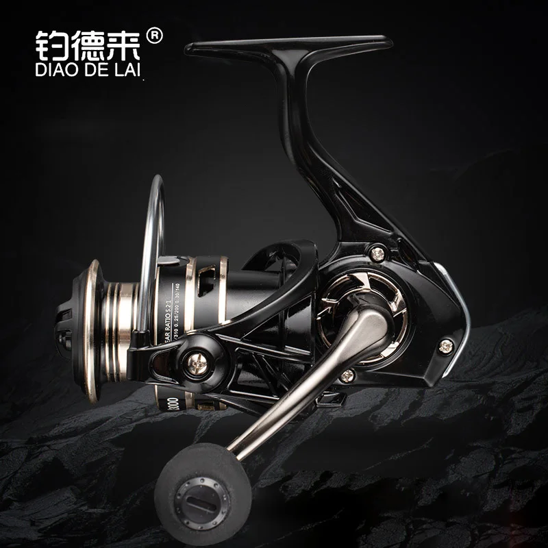 Carrete de pesca NX Serie 2000-7000, bobina de Metal para lanzar señuelos al aire libre, agua salada, Universal, 3BB Max drag 8kg - imagen 2