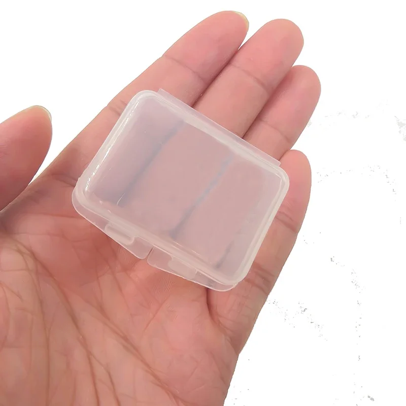 Nueva llegada 4 unids/lote cajas de aparejos de pesca caja de pesca pequeña fija caja de almacenamiento de plástico estuche protector señuelo de pescado anzuelos aparejos - imagen 2