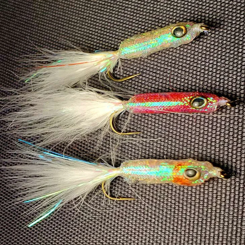 Comtemplator Tubos Mylar nacarados – Atado de moscas de agua salada - imagen 5