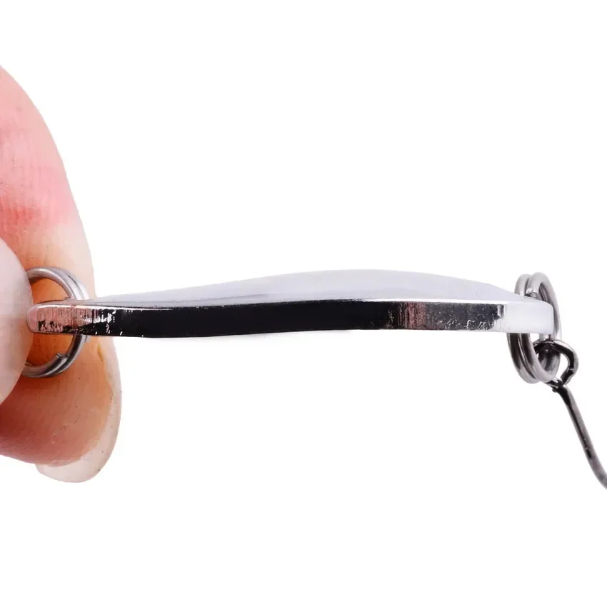 Juego de señuelos para trucha/bajo, 8 Uds., cuchara giratoria, cuchara, bobina, cebo Artificial/duro, lentejuelas para aparejos de pesca de carpa/Wobblers/señuelos de mar - imagen 5