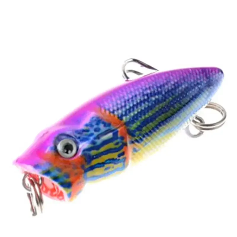 Señuelo de pesca Popper Topwater, 3,5 cm, 2,7g, Isca, cebo duro Artificial, Wobblers con ganchos, aparejos de pesca Swimbait, 1 ud. - imagen 4